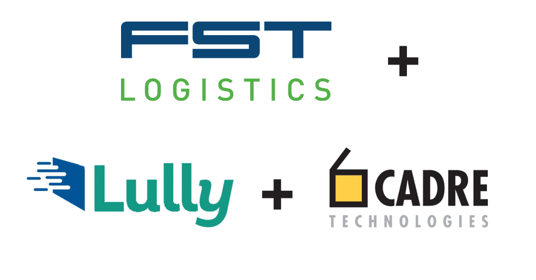 FST Logistics plus Lully plus Cadre Technologies partnership logos