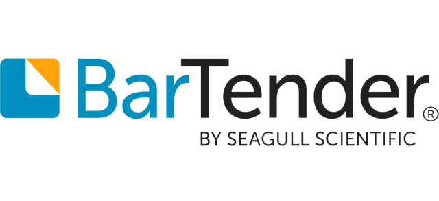 BarTender label and barcode software logo by Seagull Scientific