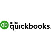 QuickBooks accounting software logo with green circular icon and black text