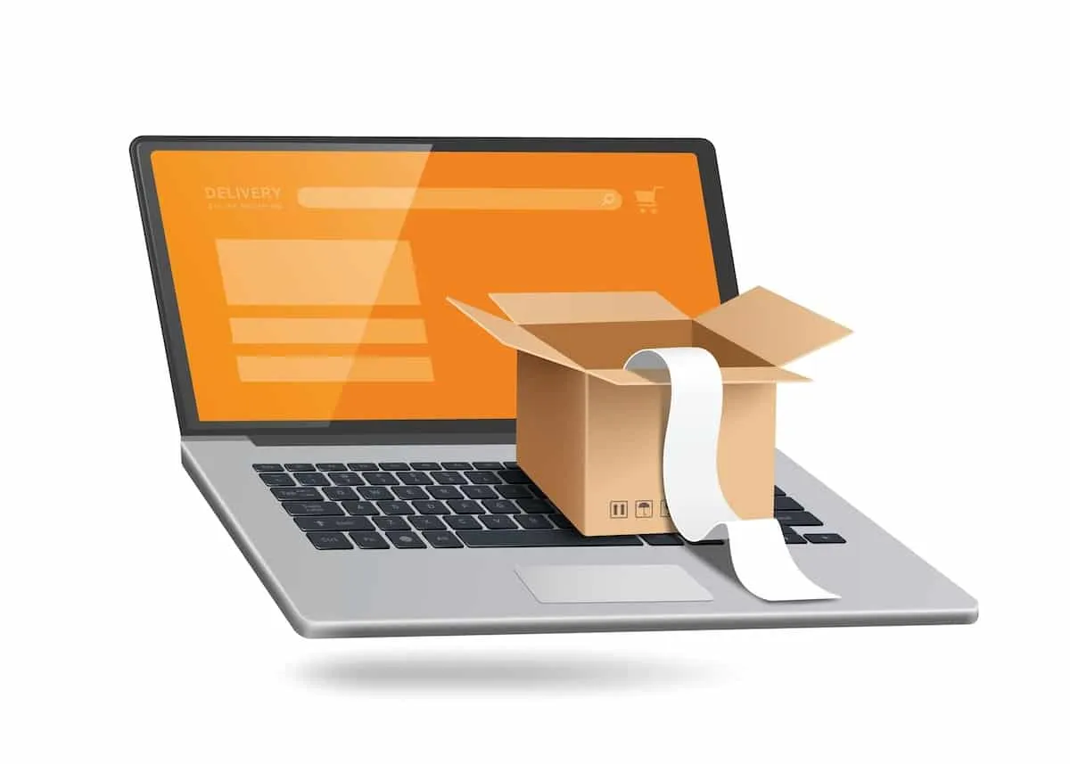 3pl billing guide with illustration of open box on computer
