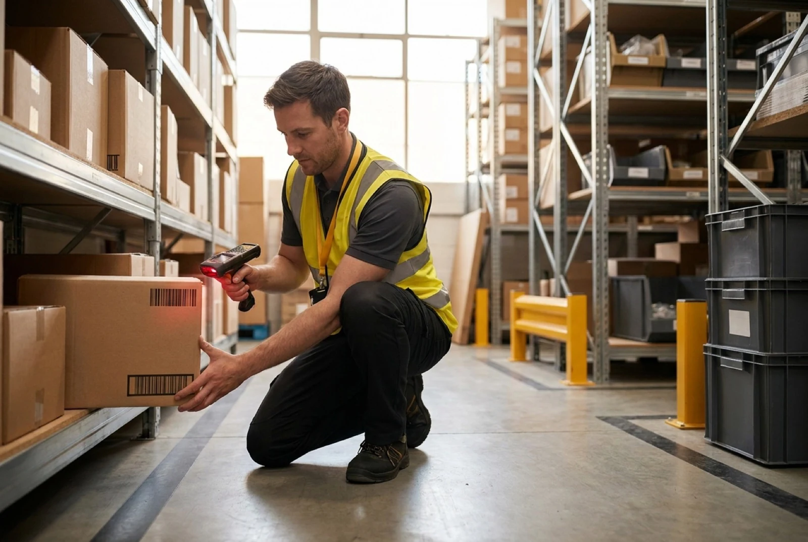 Man-in-warehouse-scanning-inventory