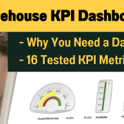 KPI Dashboard image and woman's face