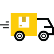 truck in motion icon