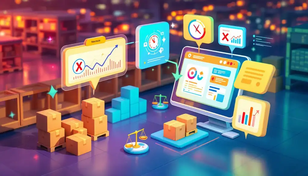 inventory control system screens illustration