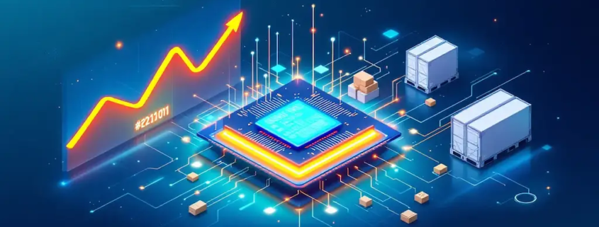inventory control computer chip graphic