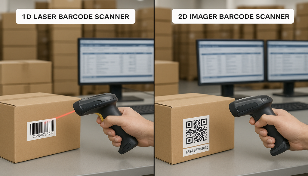 1D Barcode vs 2D Barcode: What’s the Difference and Which Scanner is Right for Your Warehouse? 3 - 1D vs 2D Barcode