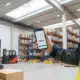 Person using smartphone for logistics tracking and mobile warehouse management