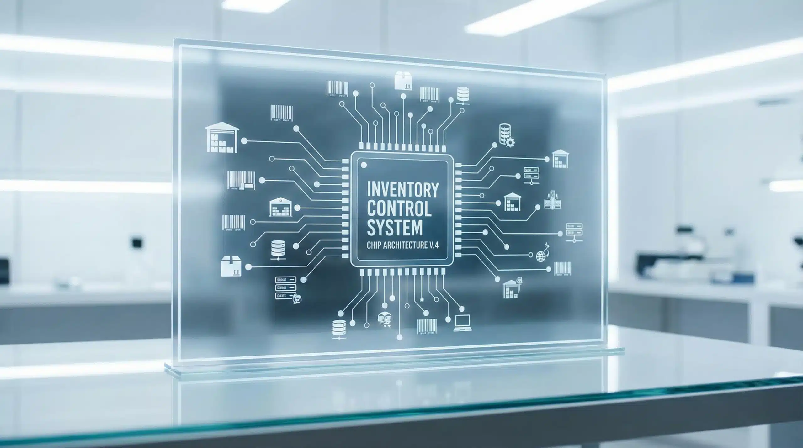 inventory control computer chip graphic