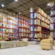 interior of large warehousing facility