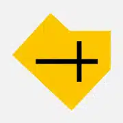 Lot Number Management icon - yellow and black flat design